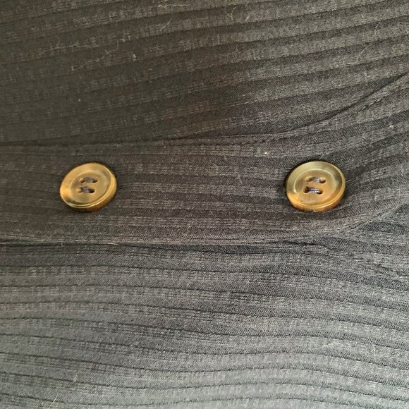 MINKPINK, button up navy dress, small - Picture 4 of 4